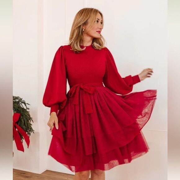 Ivy City Co Red Maxi Dress - Picture 2 of 8